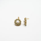Japanese AKOYA Natural Saltwater White Pearl Classic Style Set