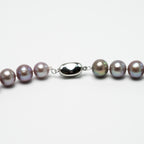 Japanese AKOYA natural Peacock-Purple Saltwater Pearls
