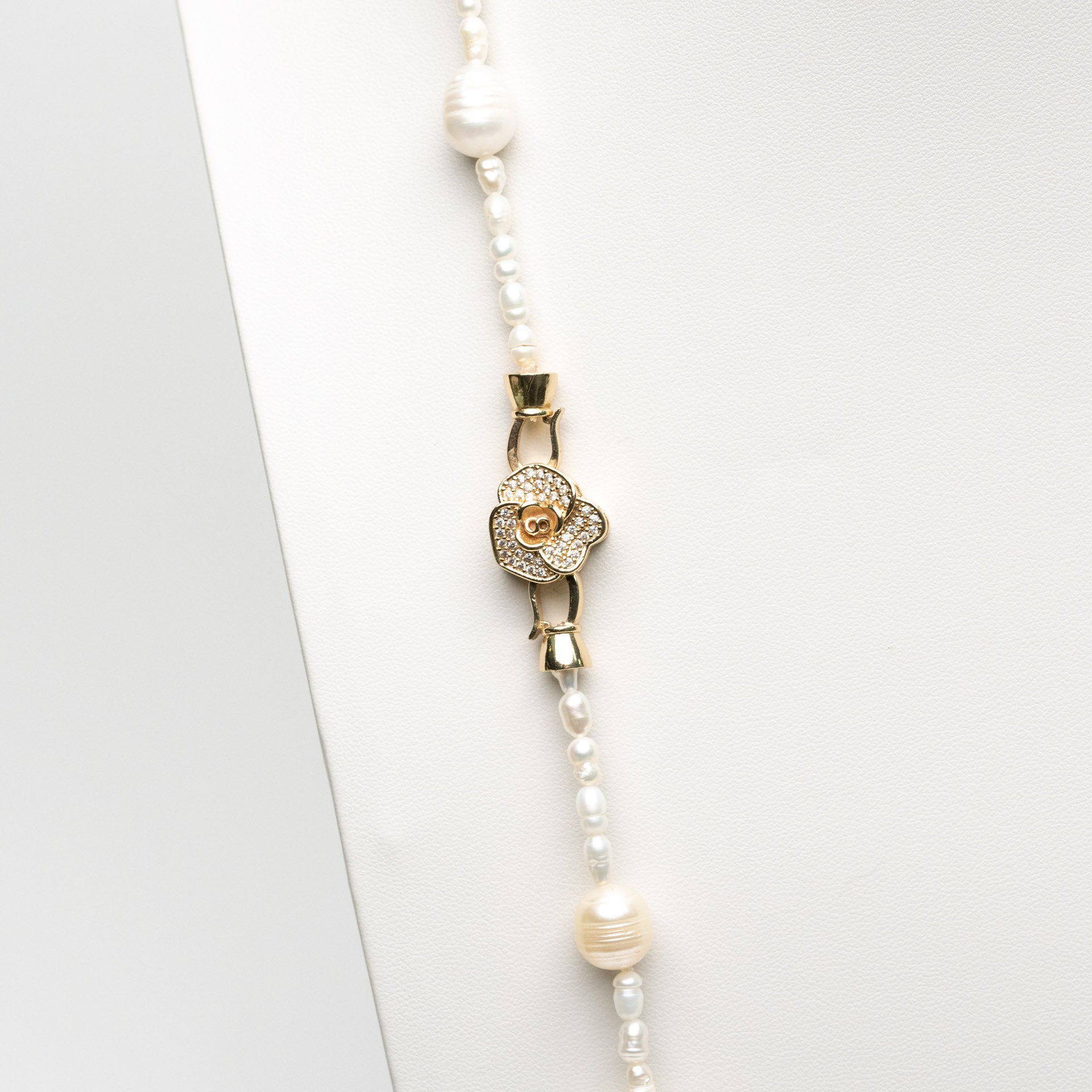 Roman Numeral Patterned Saltwater Pearls