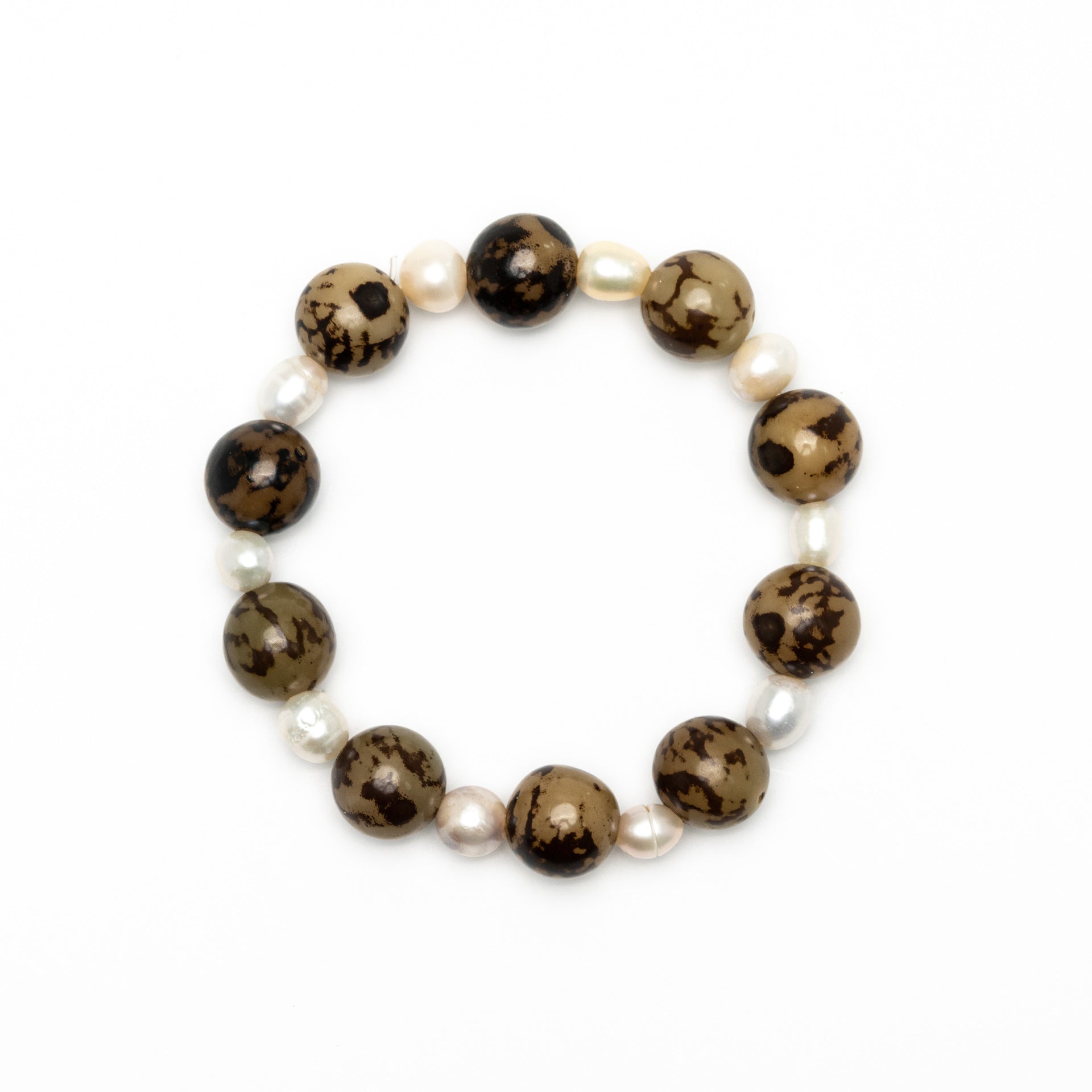 Nepalese Bodhi, Japanese AKOYA White Pearl