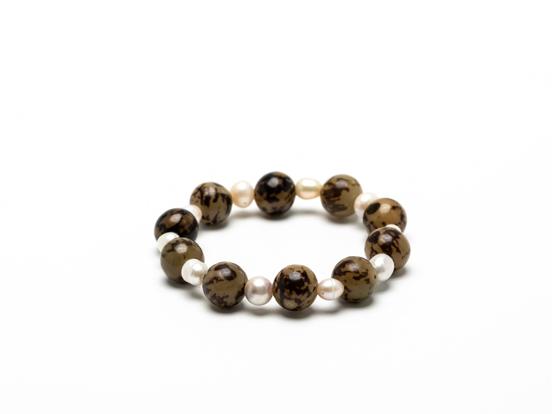 Nepalese Bodhi, Japanese AKOYA White Pearl
