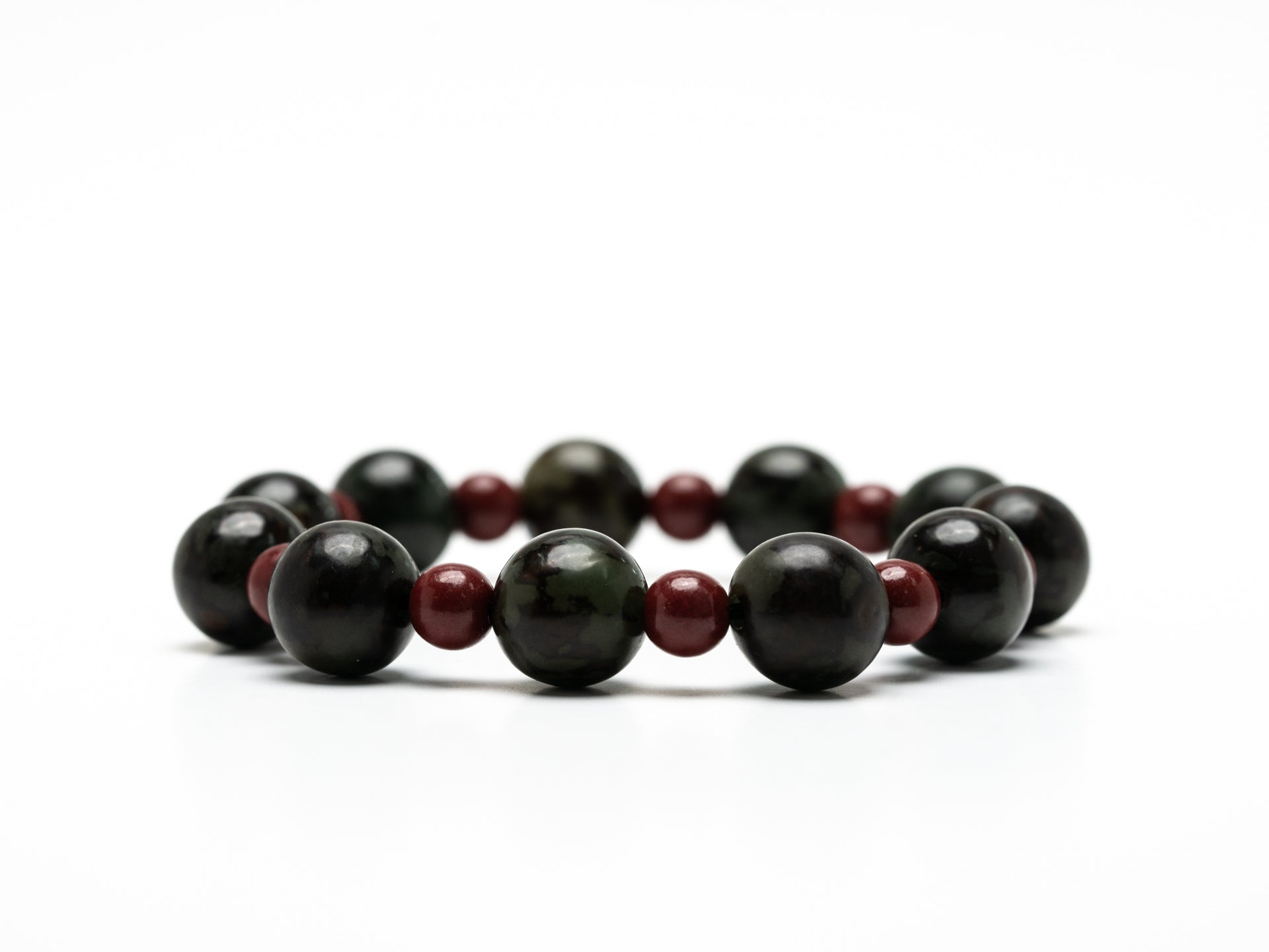 Nepalese Bodhi beads, Japanese Cinnabar