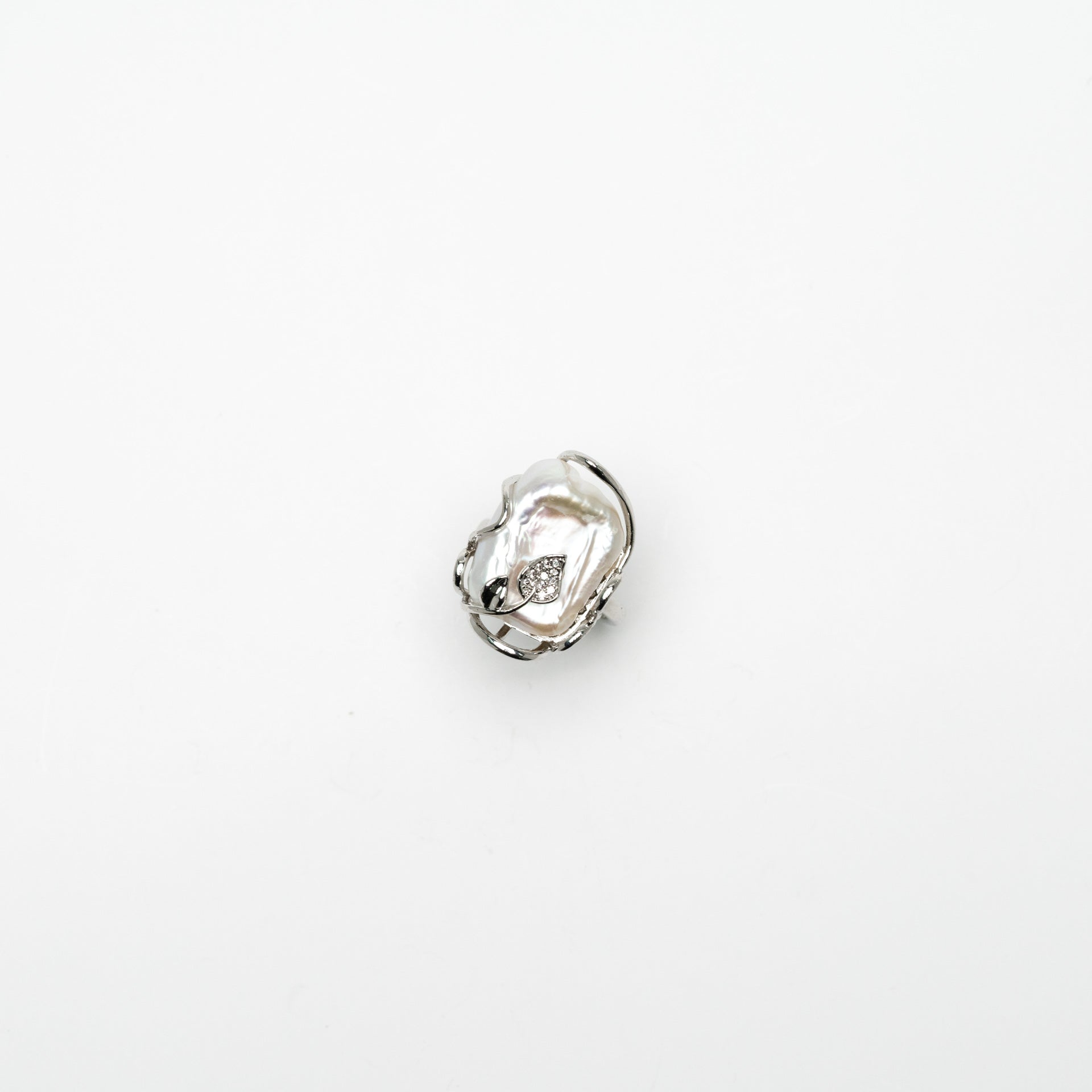 Italian Natural Saltwater Pearls with 10K White Gold